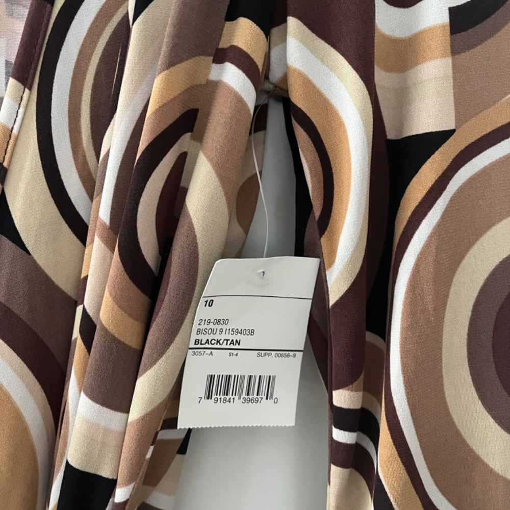 NEW BISOU BISOU WRAP DRESS NEW WITH TAG SIZE 10 - Picture 12 of 15